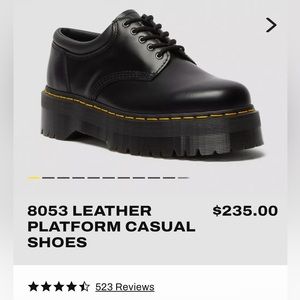 Dr.Martens 8053 Quad 5-Eye Platform Shoe